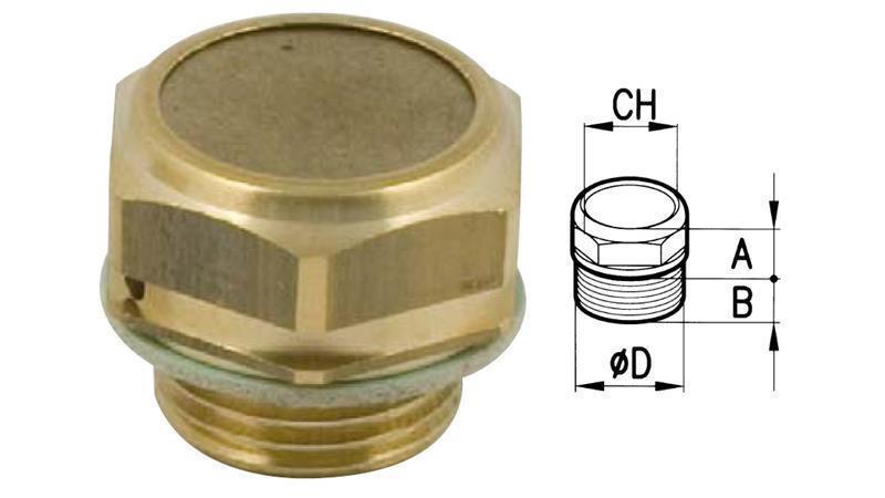 HYDRAULIK VENT 1/4