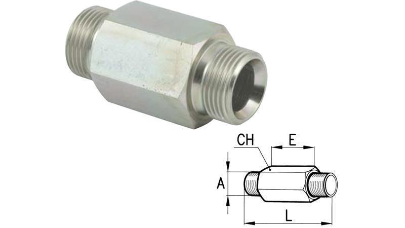 HYDRAULISK ADAPTER HANN-HANN 3/4