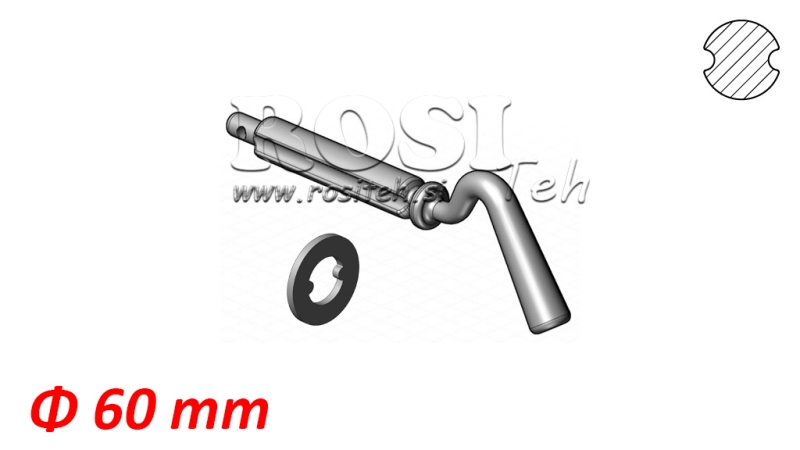 KLIN DVOJNI UTOR ZA KROGLO KIPER KESONA fi 60