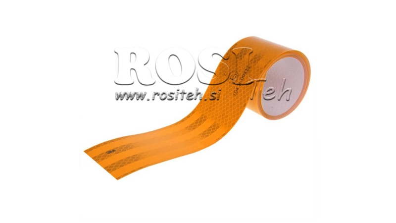 REFLEKTIV BÅND 3M - GUL - 1meter