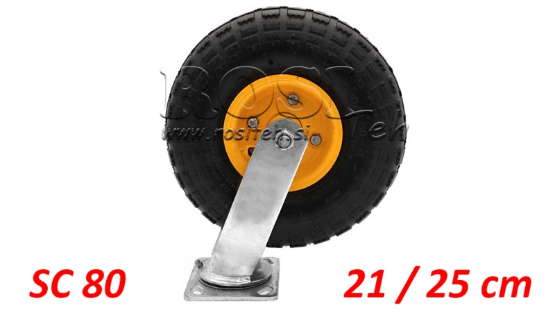 PNEUMATISK HJUL 21/25cm SVINGBASET SC80