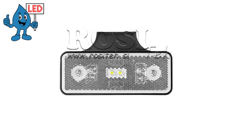 LED MARKERINGSLYS HVID 12V