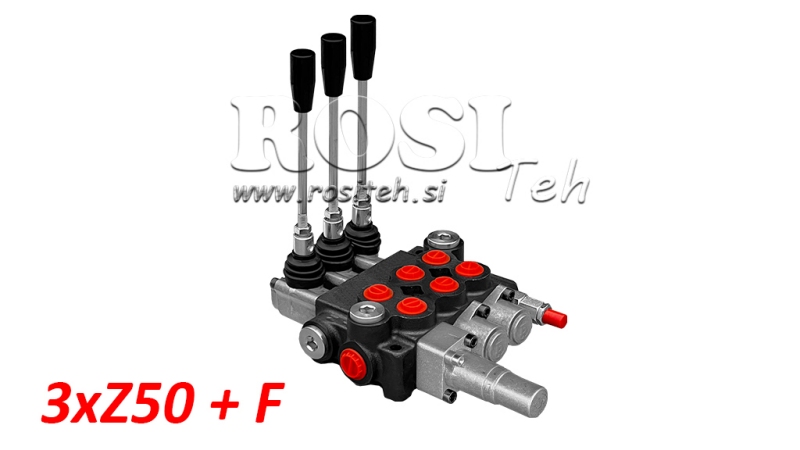 HYDRAULIKVENTIL 3XP40 + FLYDENDE