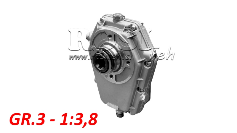GEARKASSE GR.3 -1:3.8 HUN PÅ STIFT