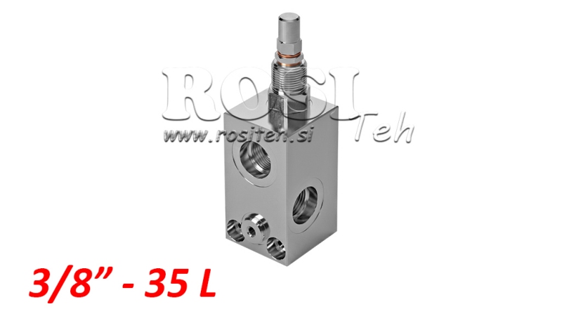 HYDRAULIC PRESSURE REGULATOR VMP 3/8 100-350 BAR - 35LIT