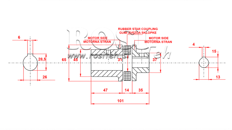 FORBINDINGSKIT BENZINMOTOR + HI-LO PUMPE 16GPM