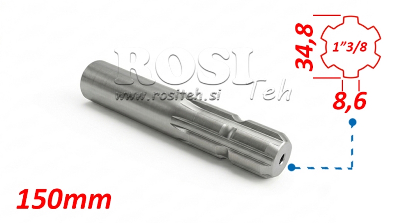 KARDANADAPTER 1-3/8 STANDARD (150 mm)