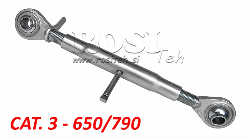 MEKANISK TOPSTANG MED GEVIND KAT 3 M40X3 - 650/790