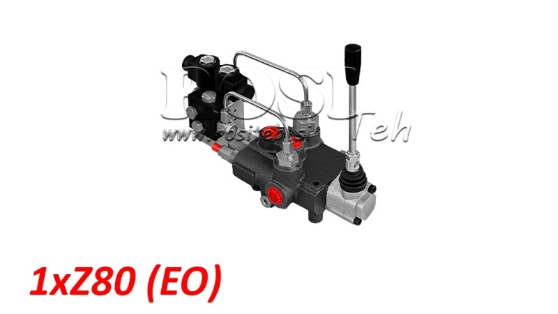 ELEKTRO-MANUEL HYDRAULISK MONOBLOKVENTIL 1xZ80