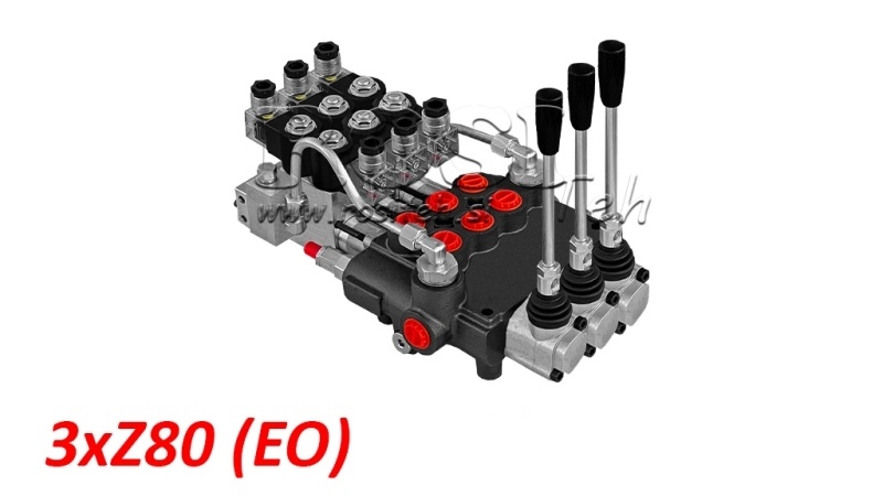ELEKTRO-MANUEL HYDRAULISK MONOBLOKVENTIL 3xZ80