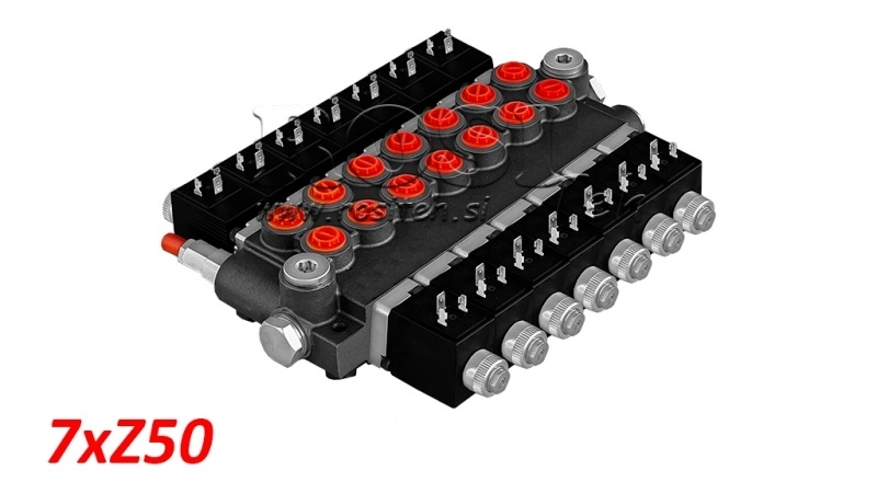 ELEKTROHYDRAULISK MONOBLOKVENTIL 7xZ50