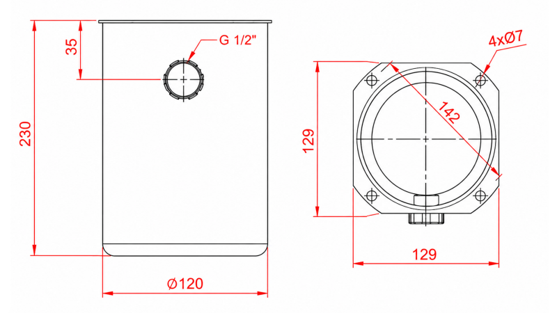 METAL TANK ROLL PP 2 LITER