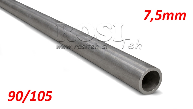 HONET RØR H9 TIL HYDRAULISK CYLINDER 90/105 - 7,5mm (1000mm)