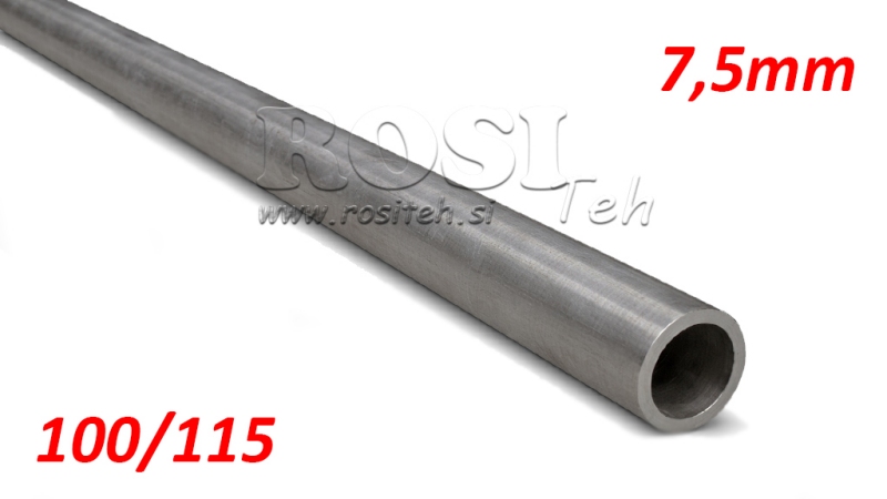 HONET RØR H9 TIL HYDRAULISK CYLINDER 100/115 - 7,5mm (1000mm)