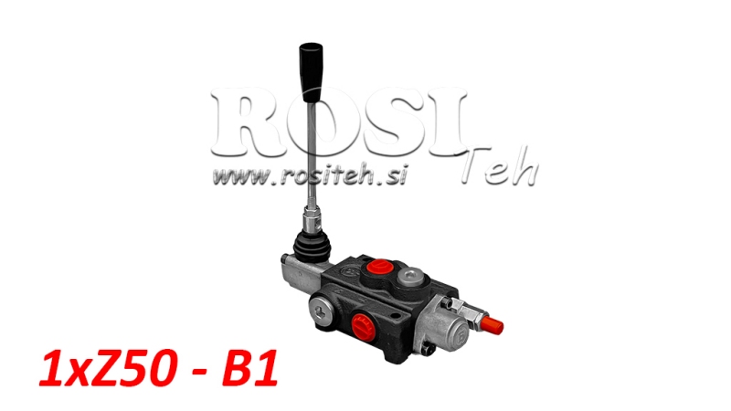 HIDRAVLIČNI VENTIL 1xZ50 + ENOSMERNI B1