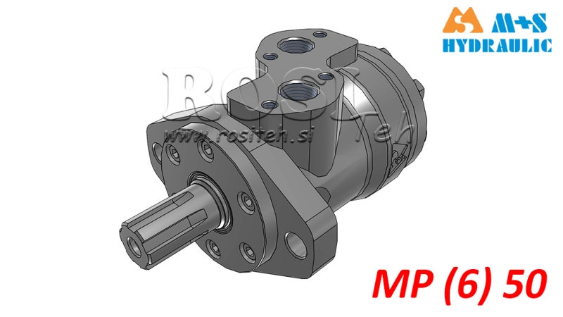 HYDRAULIKMOTOR MP 50 CC - 6 TÆNDER