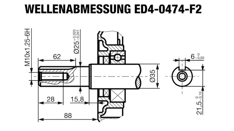 dieselmotor 474cc-8.0kW-3.600 RPM-E-KW25x88-elektrisk start