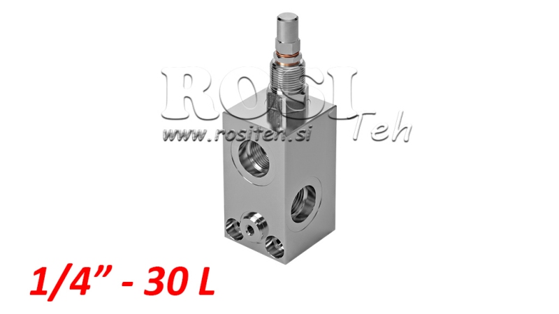 HYDRAULISK TRYKREGULATOR VMP 1/4 10-180 BAR - 30LIT