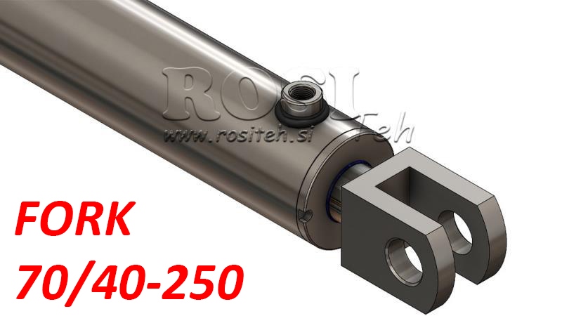 HYDRAULIKCYLINDER FORK 70/40-250
