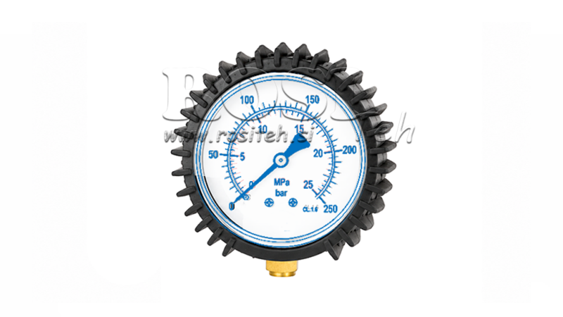 BESKYTTENDE GUMMI TIL MANOMETER DN63 - SORT