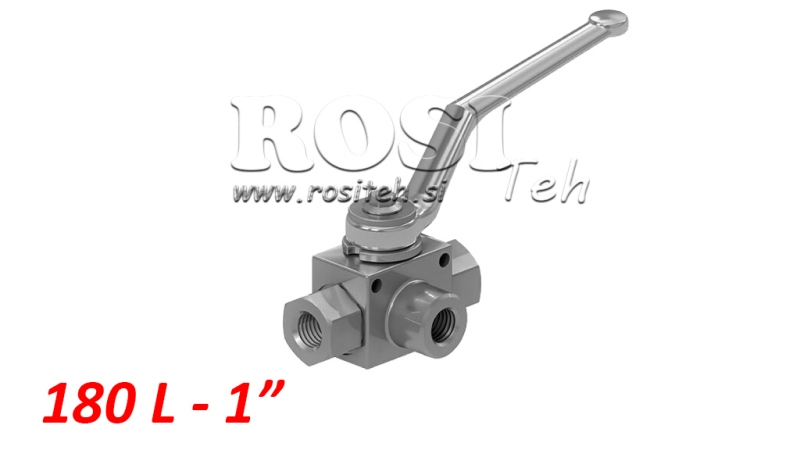 MANUAL 3-WAY VALVE RS3 1 - 350BAR - 180 LIT