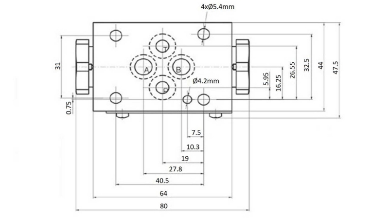 CHECK VALVE CETOP 3 (A)