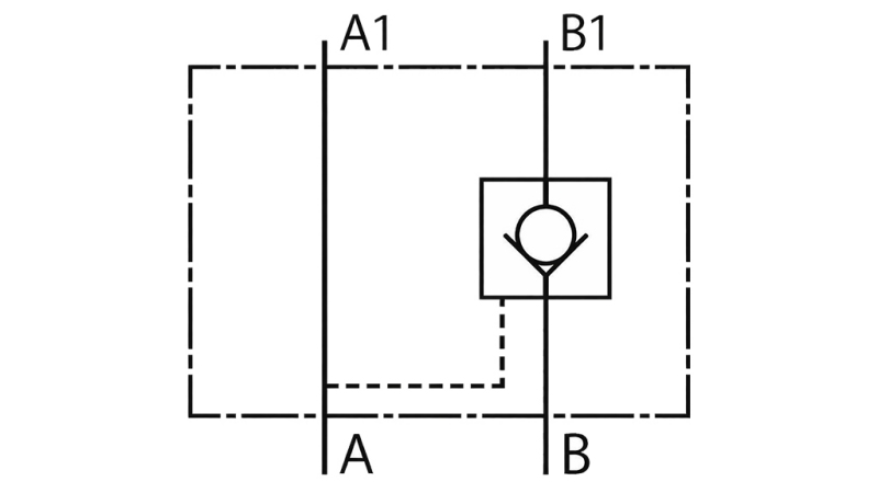 CHECK VALVE CETOP 3 (B)