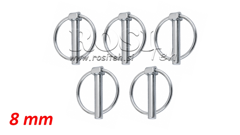 RINGSPLIT SÆT Φ 8.0 MM (5PCS)