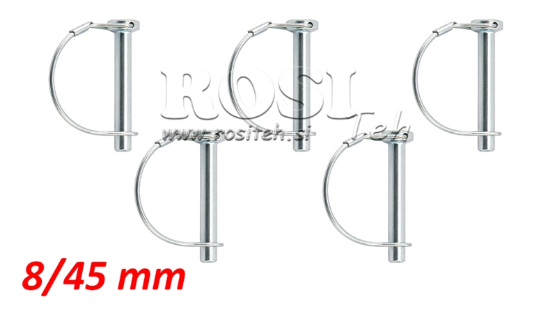 RINGSPLIT KOMPLET Φ 8/45 MM (5PCS)