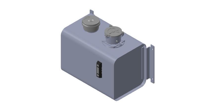 METAL RESERVOIR TOP 40 Lit 320x290x475mm