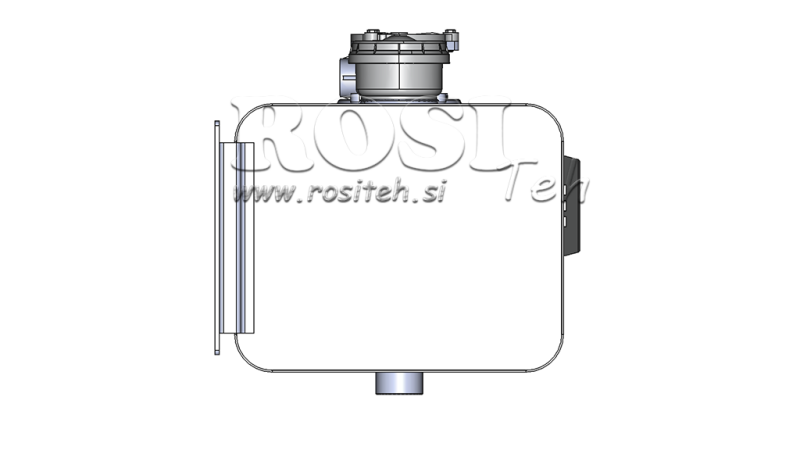 KOVINSKI REZERVOAR TOP 60 Lit 310x380x560mm