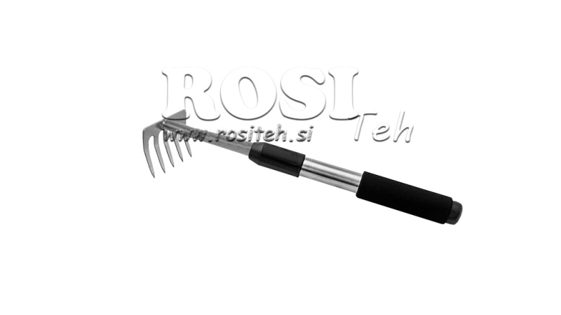 RIVE MED ALUMINIUMHÅNDTAG, 5 TÆNDER