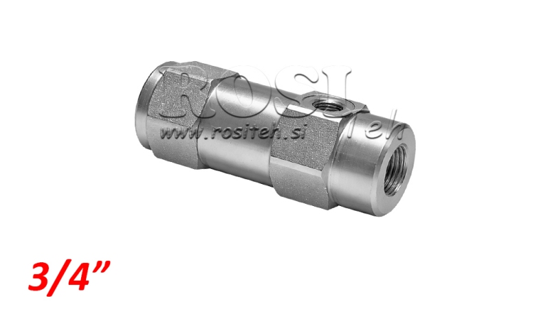 VENTILBLOCK VBPSL 3/4 SD ENKELT-VED MED PILOT.