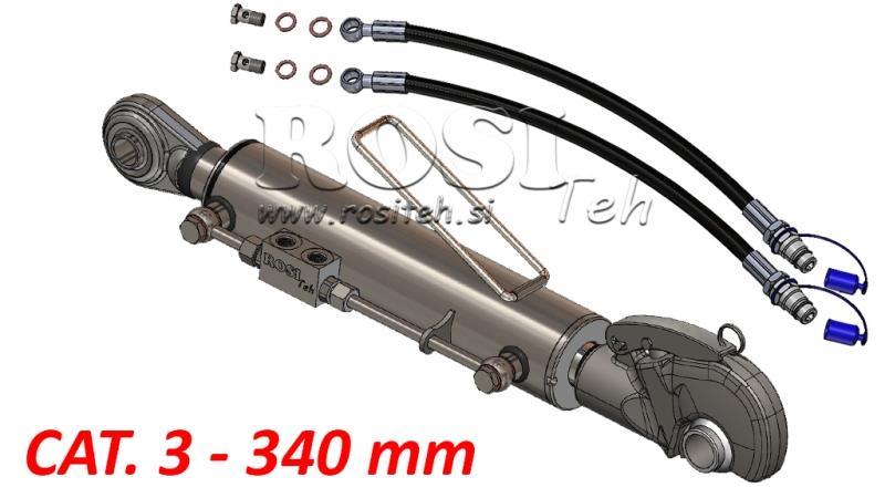 HYDRAULISK TOPSTANG AUTOMATIC - CAT. 3 - 80/40-340 (90-210 HP) (32,2 mm)