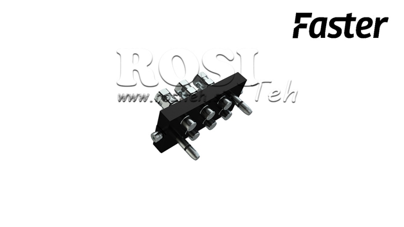 MULTI-FASTER KOBLING 6VEJS BSP 3/8 MOBIL DEL