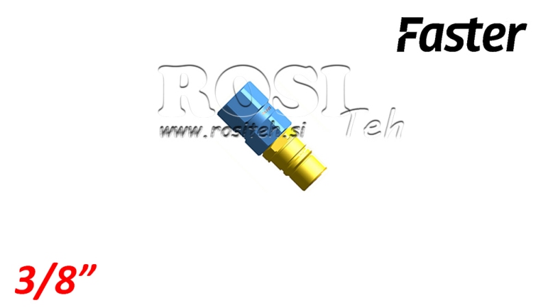 HAN HURTIGKOBLING TIL MULTI-FASTER 3/8 MOBIL DEL