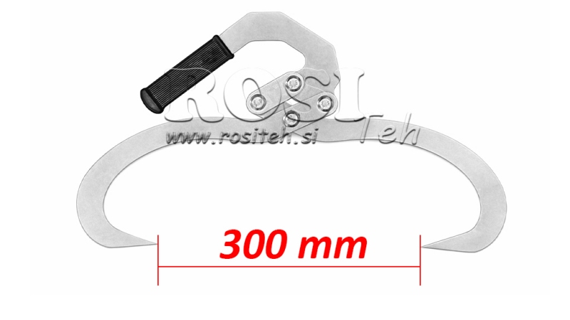 HÅND SKOVBRUGS GRIBER HD30 (300 MM) - GALVANISERET