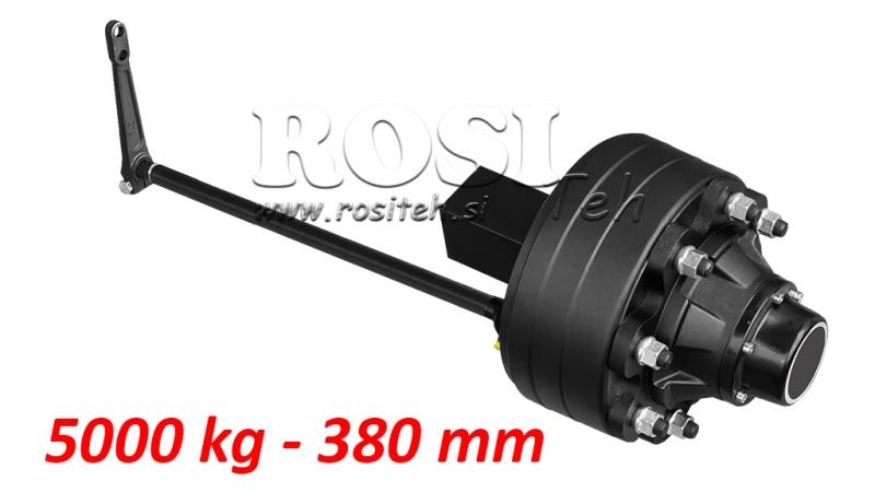 POLOSOVINA Z ZAVORAMI (8 VIJAKOV) - 5000 kg - 380 mm