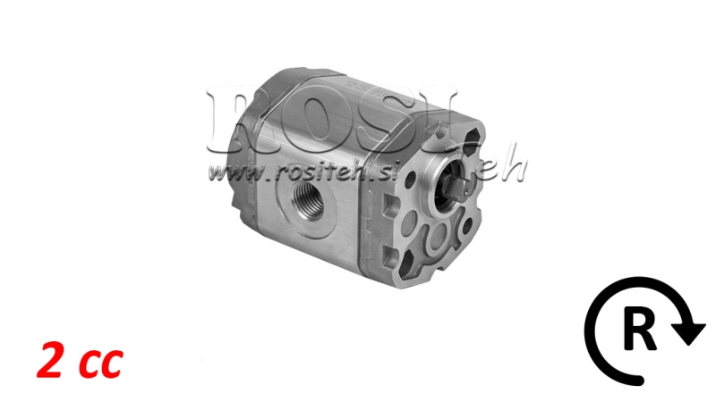 HYDRAULIKPUMPE 00C2X033 GR.0 - 2cc - HØJRE
