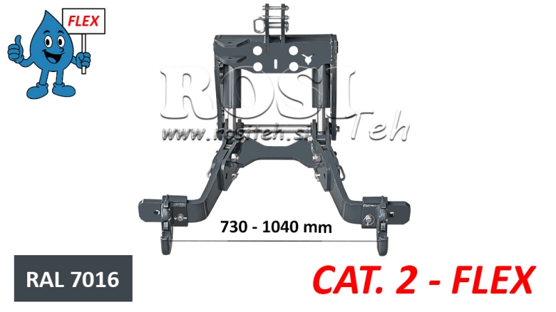 UNIVERSAL FRONTLIFT FOR TRAKTOREN FLEX KAT. 2 1500KG
