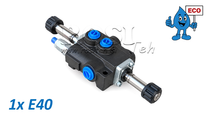 HYDRAULISK MAGNETVENTIL (UDEN SPOLER) – 1-SEKTIONS RETNINGSVENTIL 1xE40 ECO