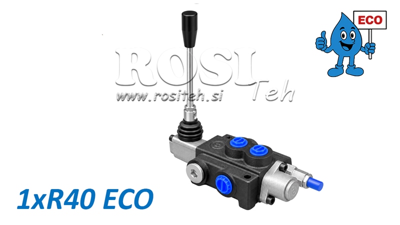 HYDRAULISK MANUEL VENTIL – 1-SEKTIONS RETNINGSVENTIL 1xR40 ECO