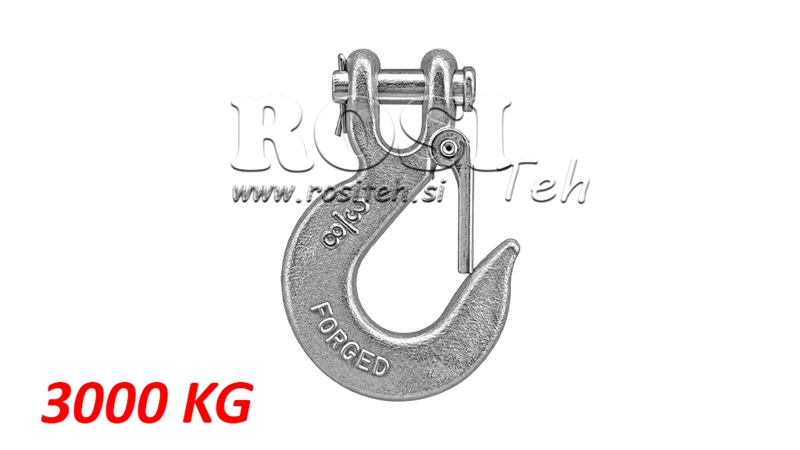 KROG MED SIKKERHEDSLÅS - 3000 KG
