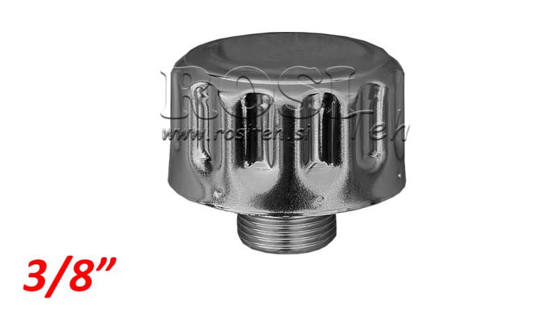 METAL FILLER PLUG WITH VENT 3/8''