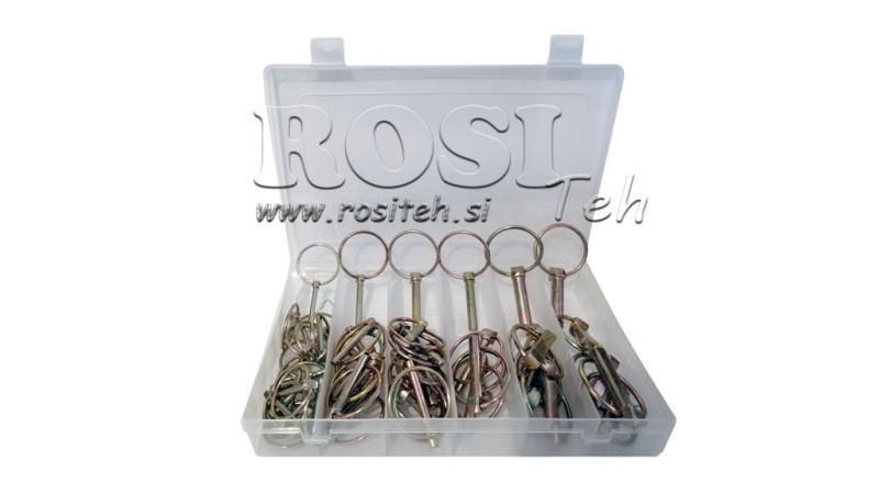 SÆT AF TRAKTOR SIKKERHEDSRUNDKLEMMER (50 stk)