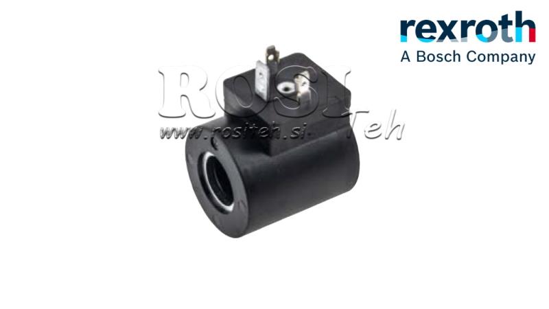 ELEKTROMAGNETISK SPOLE 12V DC - fi 15.75mm-41mm IP65