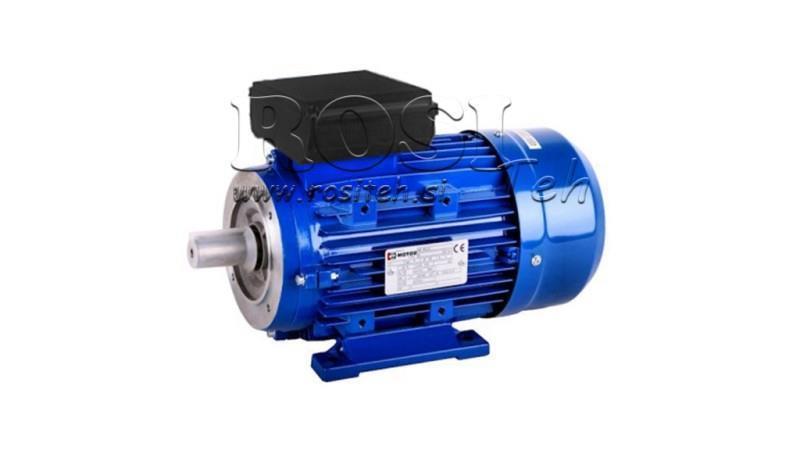 1.1kW-ELEKTRISK MOTOR MYT 90S-4_1350rpm 1Fase fodflange-B14