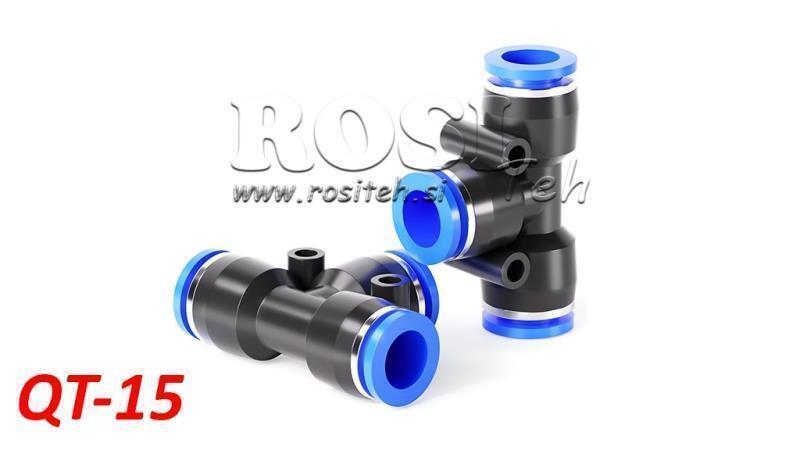 PNEUMATISK STIK T FORBINDELSE TPA UDEN GANG QT-15