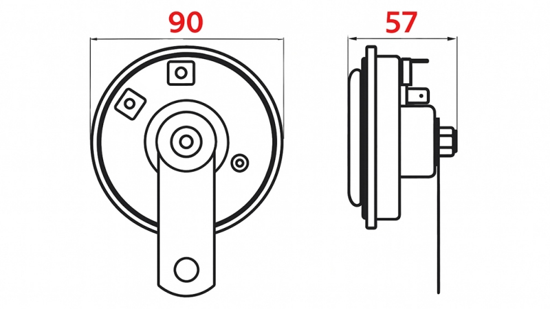 SIREN TYPE 1 - HORN 12V