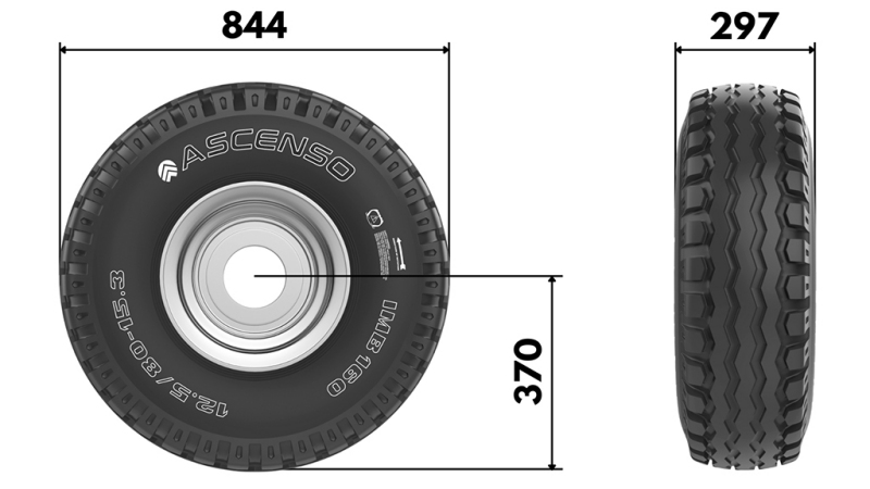 15.0/55-17 PNEUMATIC AW909 14PL MED FÆLG 13,00X17